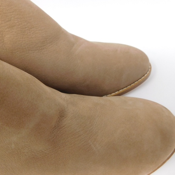 Eileen Fisher Women's Boots Melrose Tan Nubuck Leather Block Heel Booties Size 8 - Picture 11 of 15
